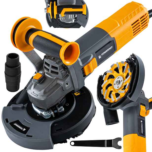 Síťová bruska na beton Powermat 1400 W 230 V