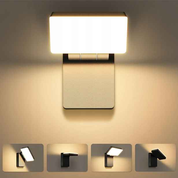 Venkovní Led lampa 40 W 3000 K IP65 černá otočná o 360° skládací