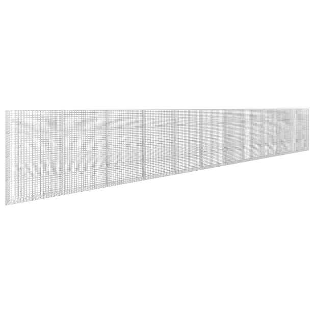 vidaXL Gabion s drátem 5 mm a síťkou 5x5 cm 1100x30x200 cm