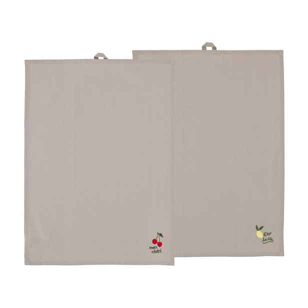 Bavlněné utěrky v sadě 2 ks 50x70 cm Bistro – Södahl