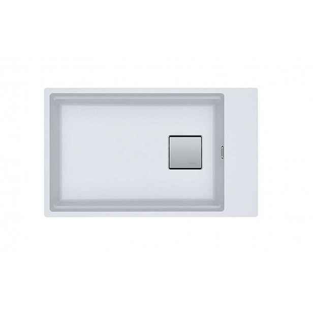 Franke Kubus 2 - Fragranitový dřez KNG 110-62, 76x46 cm, bílá-led 125.0512.517