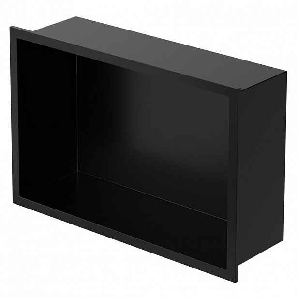 LuxeBath SPRCHOVÝ KOUT černý 20/30 cm s rámem