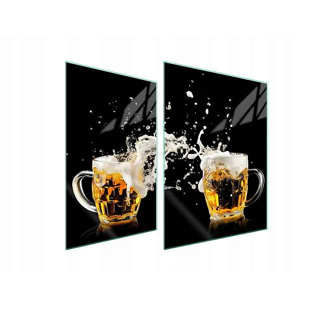 7v1 Skleněná ochranná deska na sporák 70x52 Pivo