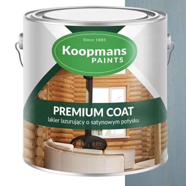 Koopmans Premium Coat 2,5 L Akrylový Lak Na Dřevo 200 Šedý Modrý