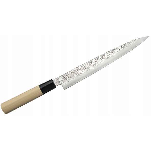 Nůž Yanagi Sashimi 21 cm Satake Nashiji, AUS-8, jednostranný výbrus