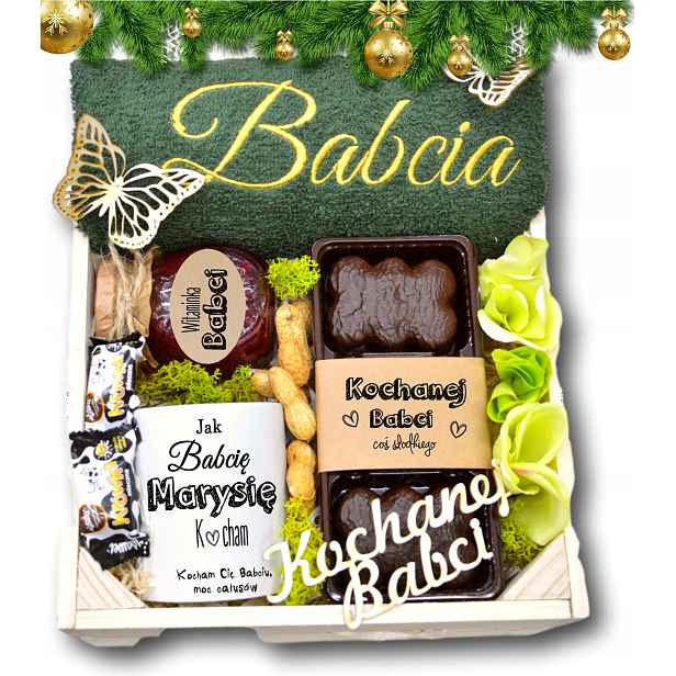 Den babiček, ručníky, výšivka, dárek, poděkování