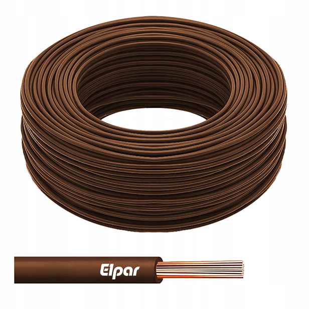 Kabel LgY 120 mm2 Linka jednožilový hnědý kabel H07V-K 450/750V za metr