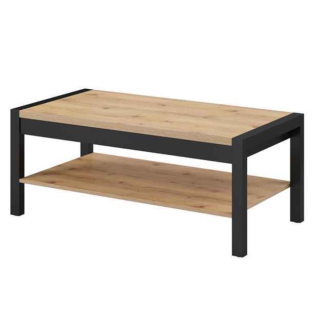 MASSENO KONFERENČNÍ STOLEK ATTIVO, 120/48/60 cm, dekor dub