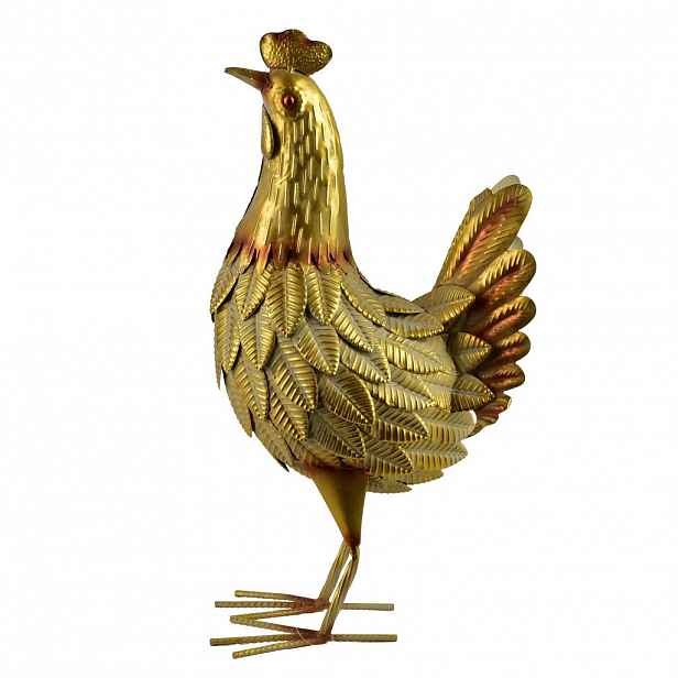 Mondex FIGURA Cedric, kov, zlatá, 52 cm