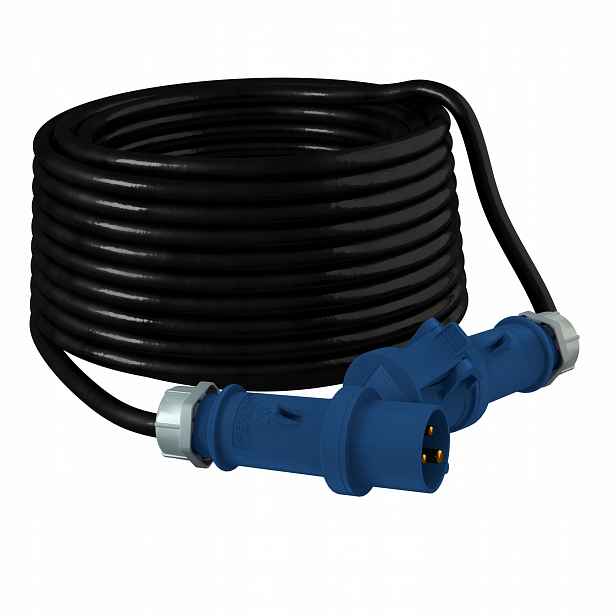 Prodlužovací Kabel 25 m kempingový 16A/3P IP44 230V H07RN-F 3x1,5 DV-2698-C-16