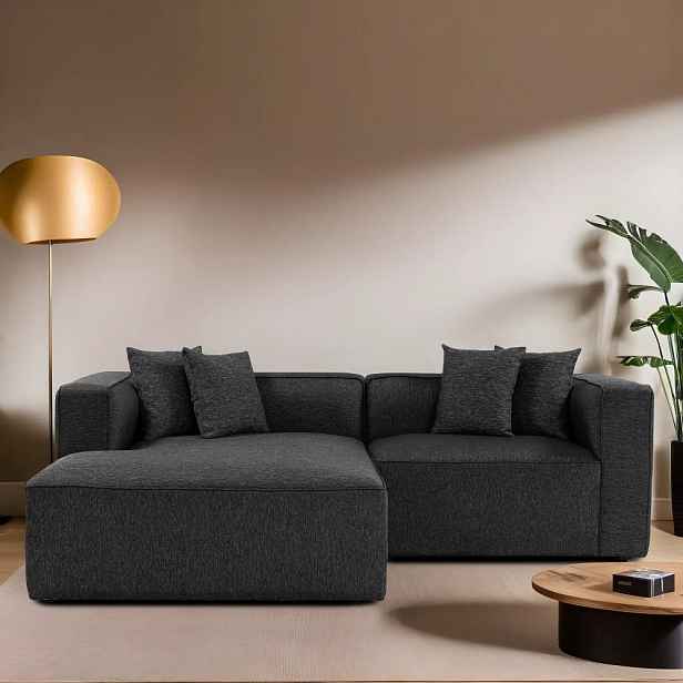 Rohová sedací souprava Mora XL Corner Right (L1-CHLRight) - Anthracite