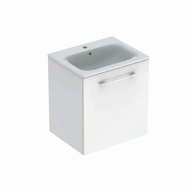 Koupelnová skříňka s umyvadlem Geberit Selnova 60x50,2x65,2 cm bílá lesk 501.252.00.1