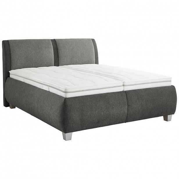 Beldomo - Sleep ČALOUNĚNÁ POSTEL, 180/200 cm, šedá, modrošedá