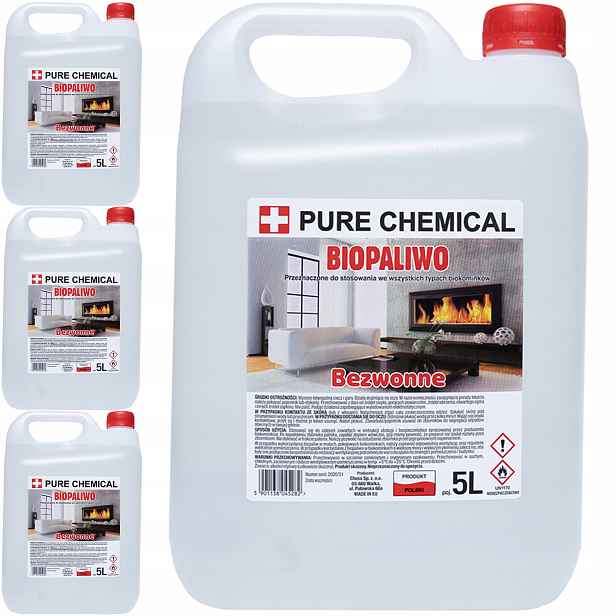 Biopalivo do biokrbu Atest bioetanol 20 l (4 x 5 l)