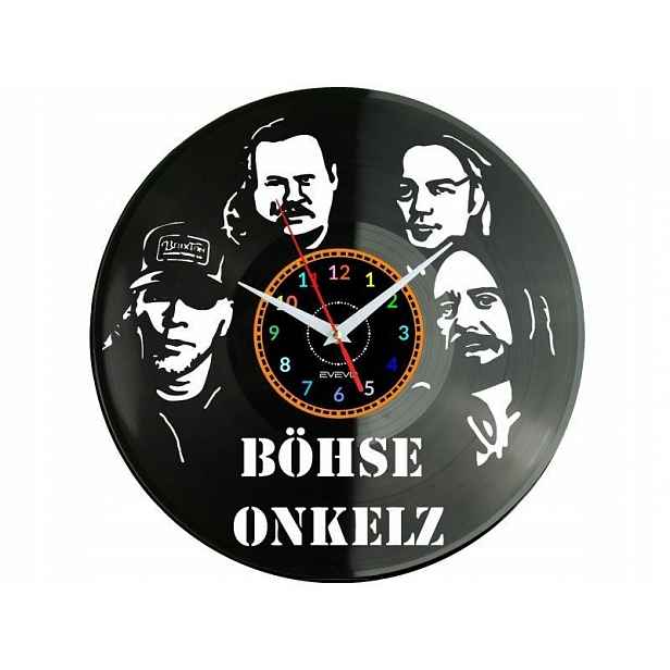 German Rock Band Nápad na Dárek Nástěnná Dekorace z vinylové desky