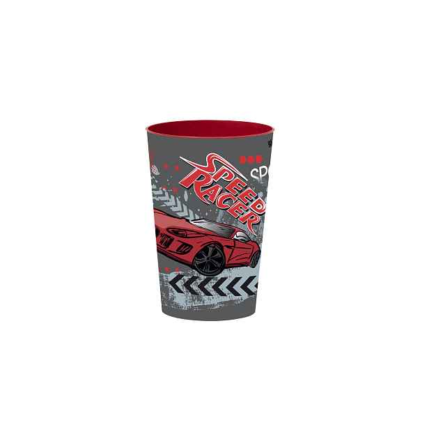 PROHOME - Pohár 340ml Speed Racer, umělá hmota