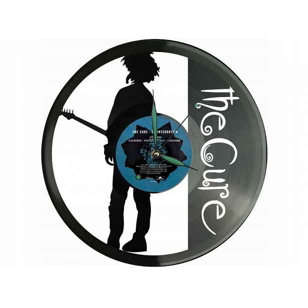 Cure Dárek Originální dekorace do domu Hodiny z vinylové desky