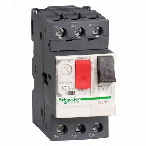 Schneider Electric motorový vypínač TeSys Deca 3P 4-6,3 A GV2ME10