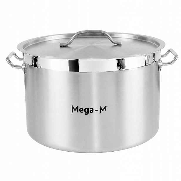 Hrnec Z Nerezové oceli s poklicí 32 l, průměr 40 cm, střední Mega-M Pro