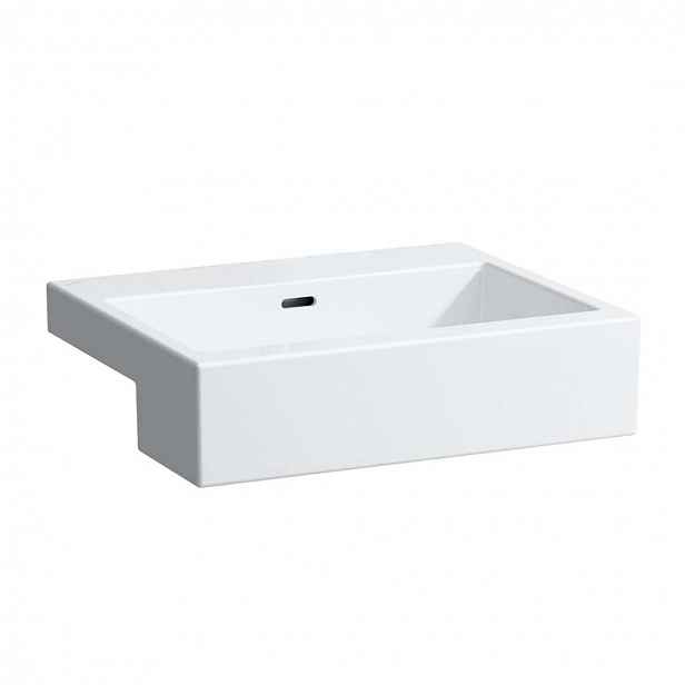 Laufen Living - Umyvadlo zápustné 55x46 cm, bez otvoru pro baterii, bílá H8134320001091