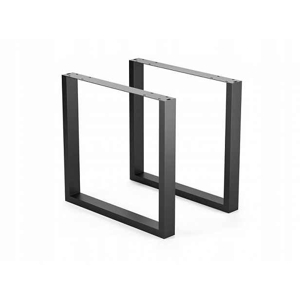 Nohy Na Stůl Rám Černý Mat 730x780MM Profil 80x40 2 Kusů 1 Komplet