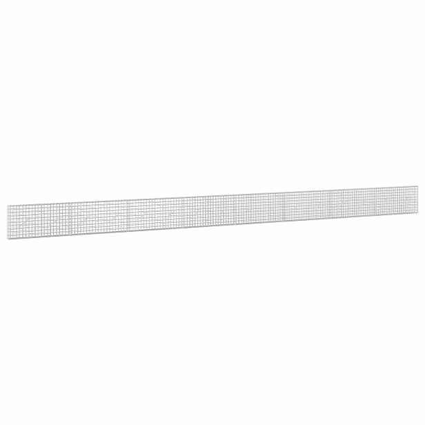 vidaXL Gabion s drátem 5 mm a síťkou 5x5 cm 800x10x50 cm