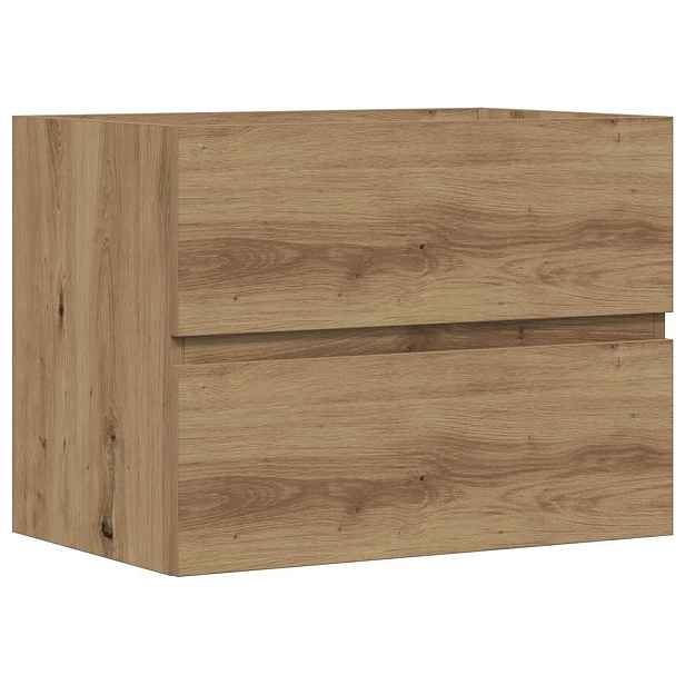 vidaXL Koupelnová skříňka dub artisan 60x38,5x45 cm kompozitní dřevo
