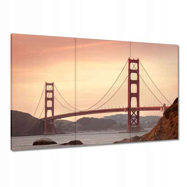 Obrazy 120x80 Golden Gate
