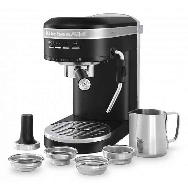 KitchenAid Automatický kávovar Artisan černá litina 5KES6503EBK