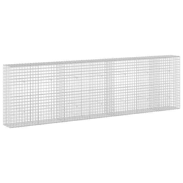 vidaXL Gabion s drátem 5 mm a síťkou 5x5 cm 350x30x100 cm