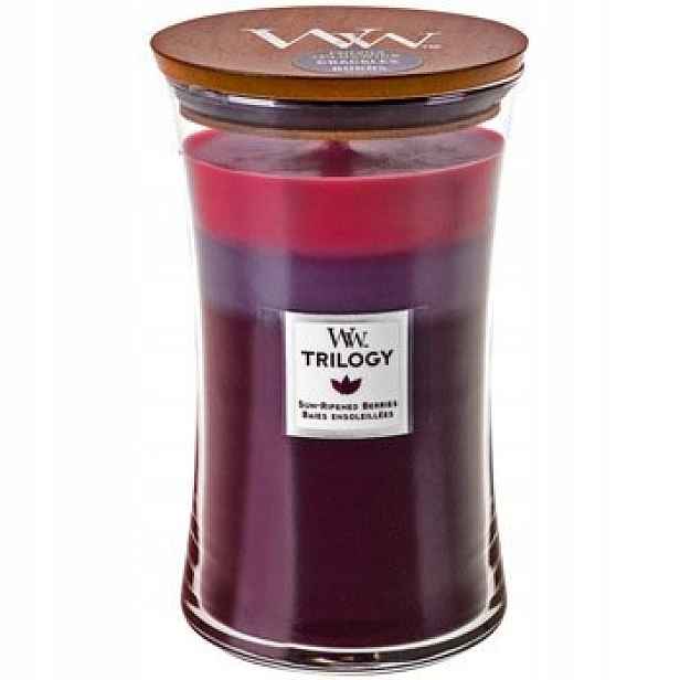 WoodWick Váza Trilogy Sun Ripened Berries (sluncem zralé bobule) Sce