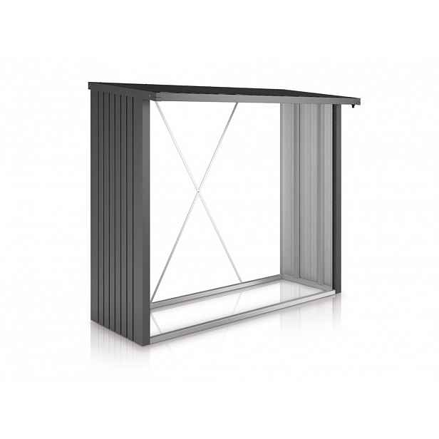 Dřevník WoodStock 230, šedá metalíza BH37020