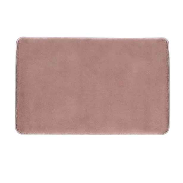 Gedy FUZZY koupelnová předložka, 60x100cm, 100% polyester, protiskluz, růžová