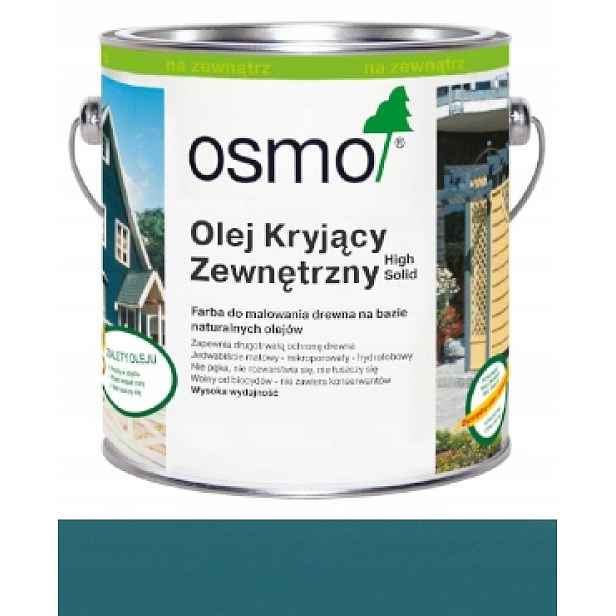 Osmo 2501 0,75L Vnější krycí olej na dřevo Světle Modrá labrador