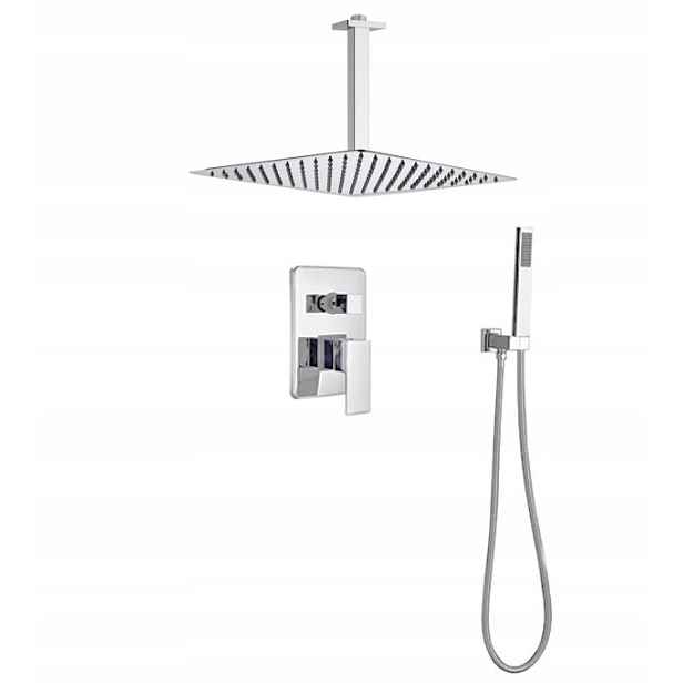 Sprchový Set Podomítkový Chrom 30 cm