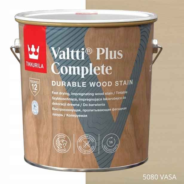 Tikkurila Lakovací Hmota Valtti Plus Complete 2,7 L, Barva 5080 Vasa