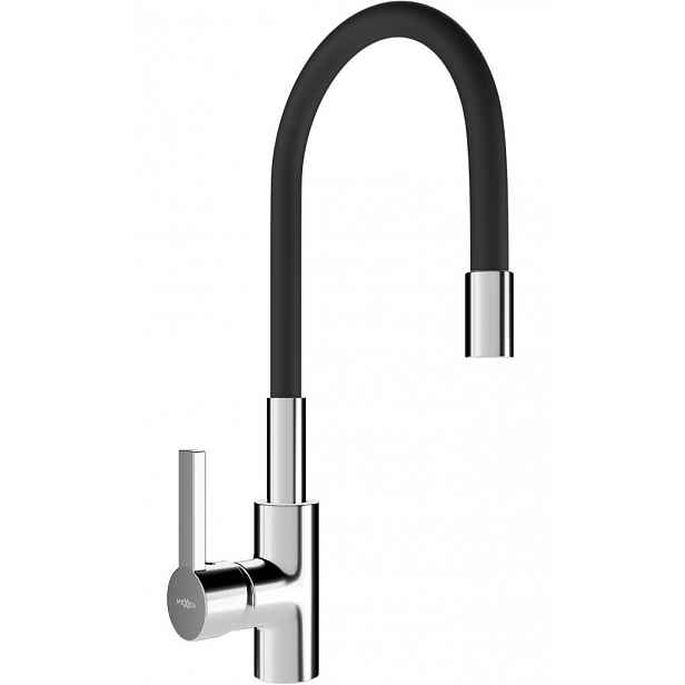 MEXEN - Flex dřezová baterie, chrom/ černá 670900-07