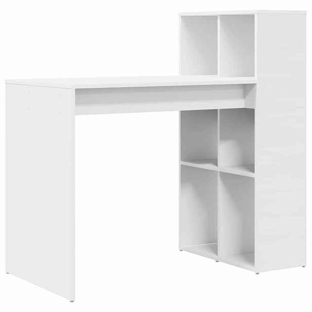 vidaXL Stůl Bílá Kompozitní dřevo 108 x 55 x 103.5 cm