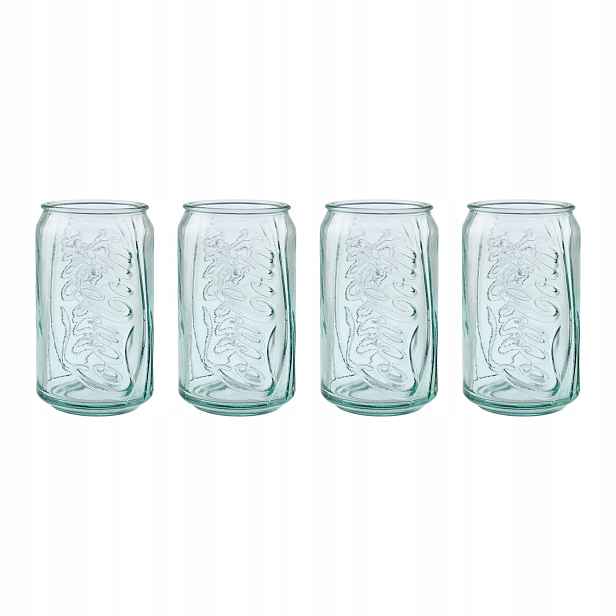 Coca Cola Sklenice Plechovka Can Shaped Glass 300 ml 4 Kusy