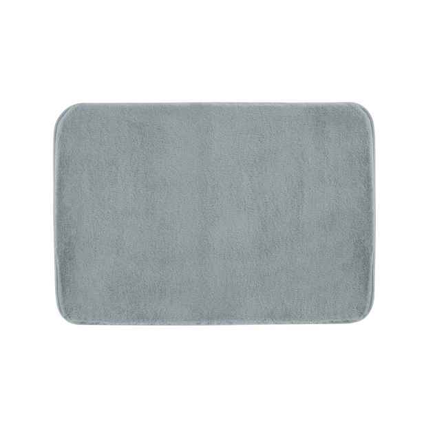 Gedy FUZZY koupelnová předložka, 60x100cm, 100% polyester, protiskluz, šedá