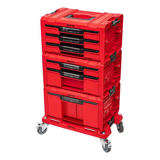 Sada boxů na nářadí Qbrick System Pro Red Uhd Drawer Workshop Set 6