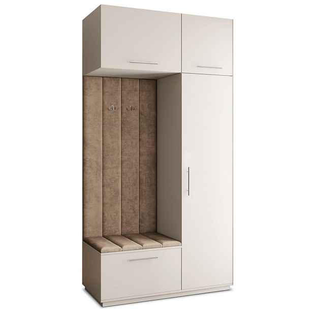 MASSENO MODERNÍ PŘEDSÍŇOVÁ SESTAVA REMA, 120/240/60 cm, kašmírová
