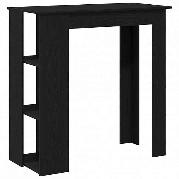 vidaXL Barový stůl 102 x 50 x 103,5 cm Kompozitní dřevo Černý dub