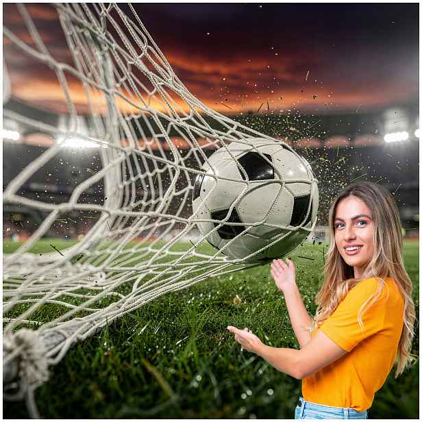 3D Fototapeta pro mládež Fotbal 490x280 DMPN03F
