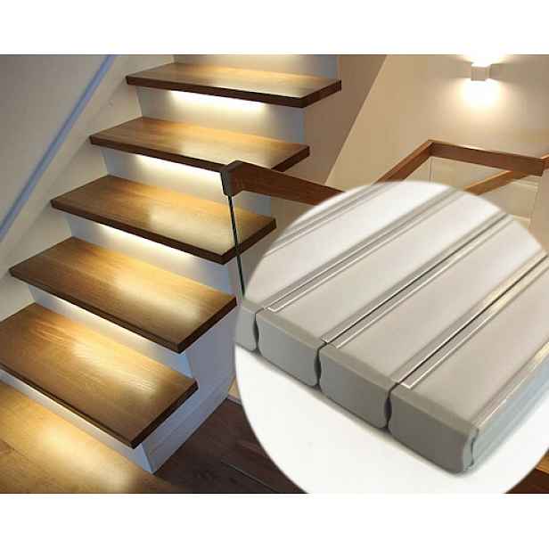 Set 10x Led schodišťová lišta 1 m Na Míru