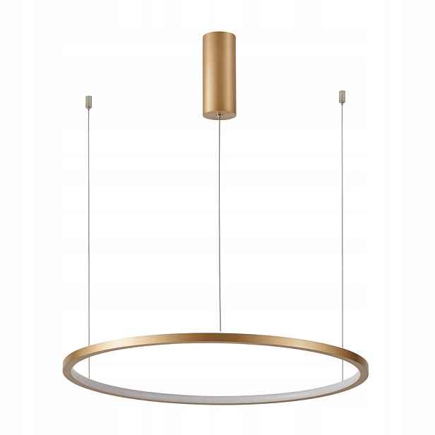 Závěsné Stropní Svítidlo Moderní Vinola Led Zlatá 60 cm Kabinet Italux