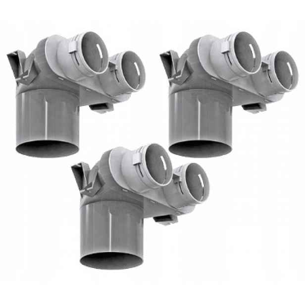Expanzní box Flexivent 2x75/fi 125 3 Kusy
