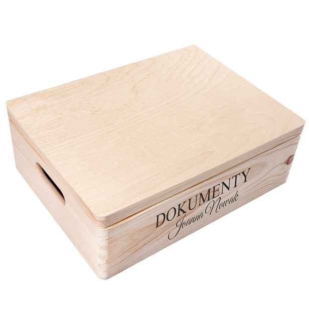Krabička dárek s vlastním textem a fotografií Uv tisk 40x30 cm