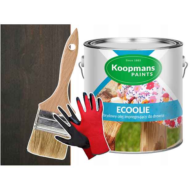 Olej na terasu Koopmans Ecoolie ebenový 2,5L