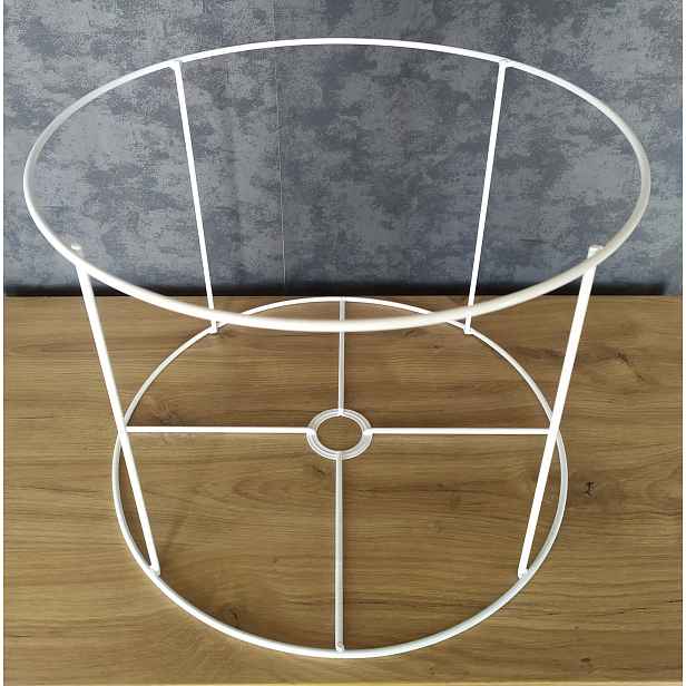 Rám válcového stínidla závěsné stojací lampy E27 40 cm H-30 cm